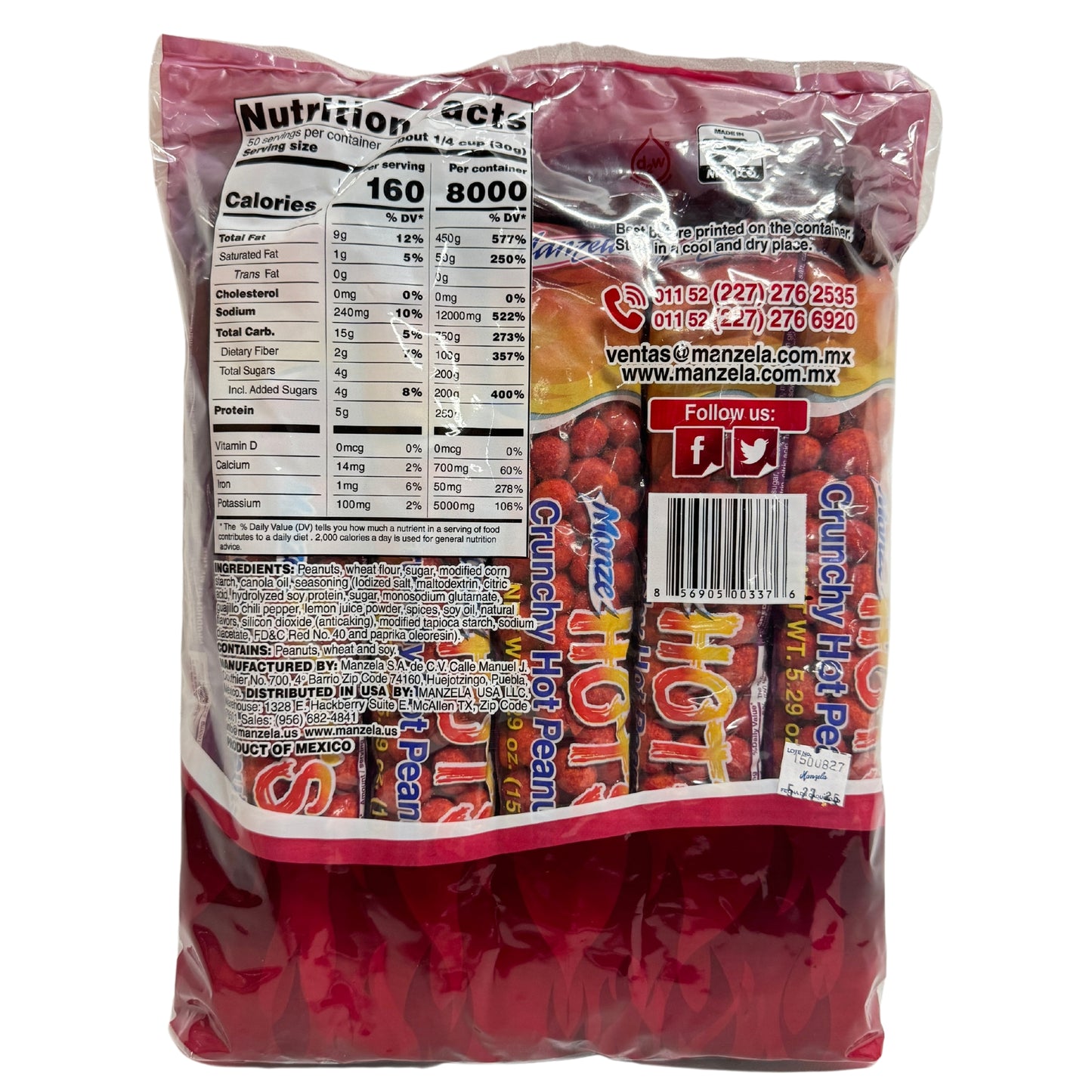 Manzela - ManzeHot's Crunchy Hot Peanuts