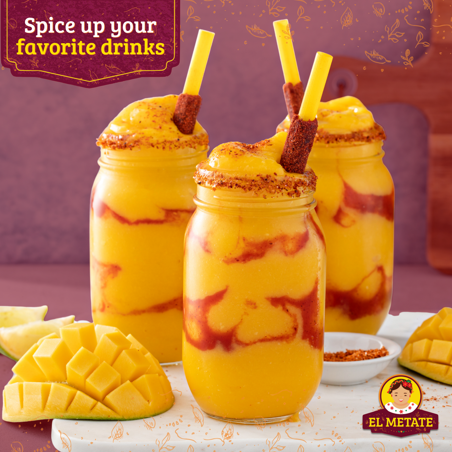 El Metate - Mini Banderillas Mango