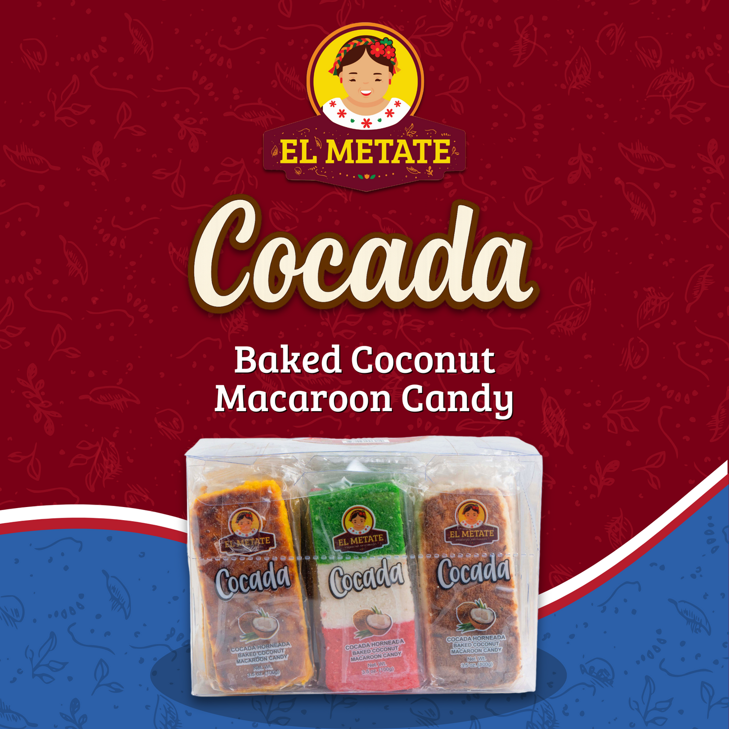 El Metate - Cocada Mix 18pz