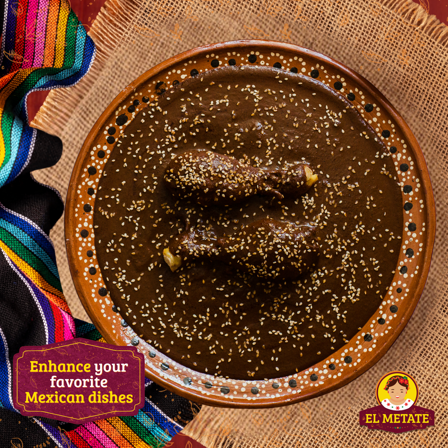 El Metate - Mole Rojo 1.1lb