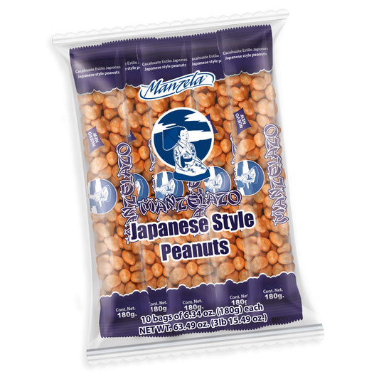 Manzela - Manzelazo Cacahuates Japones 10 Pack