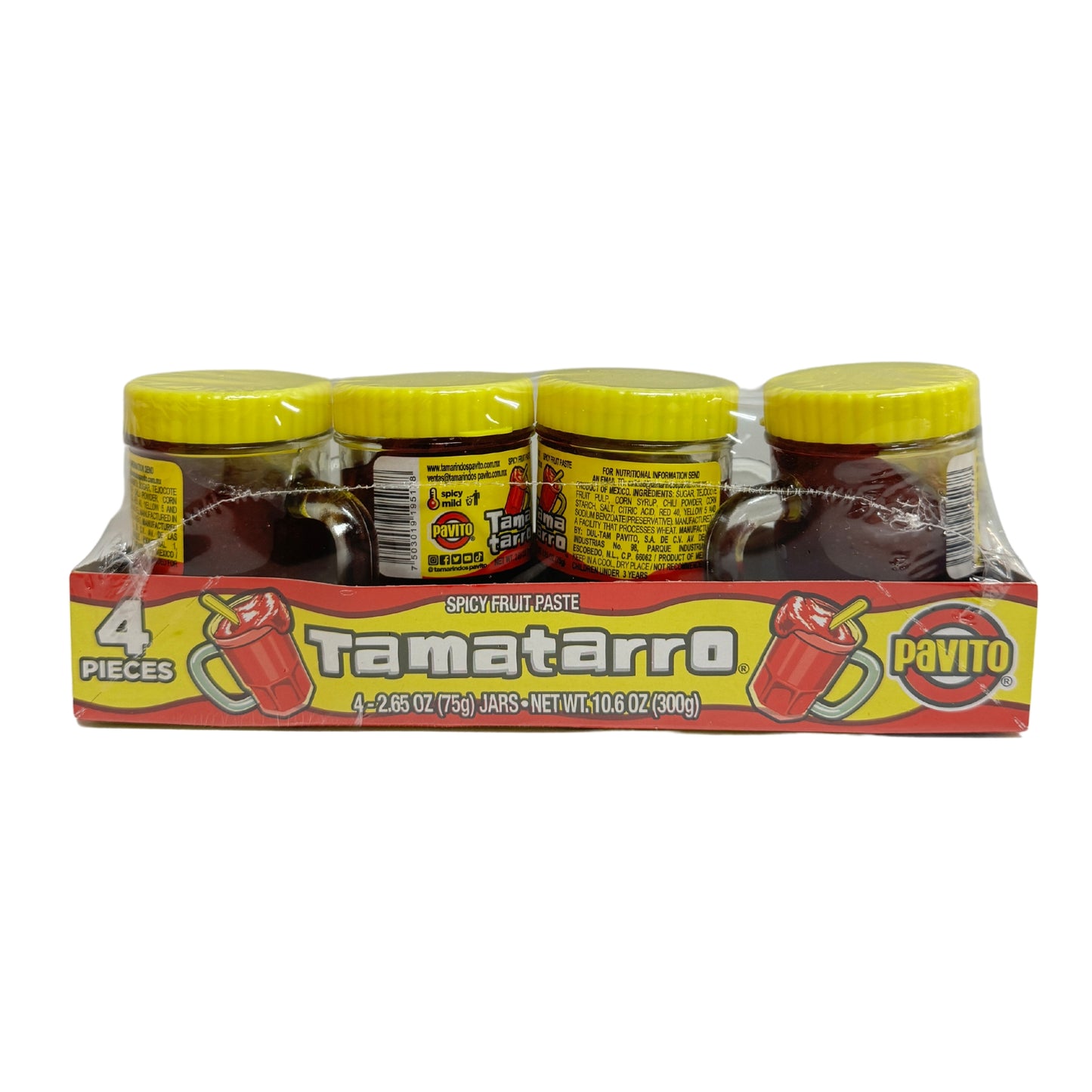 Pavito - Tamatarro 4pz Dulce Tamarindo