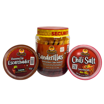 El Metate - Mini Banderilla - Escarchador - Chili Salt Pack