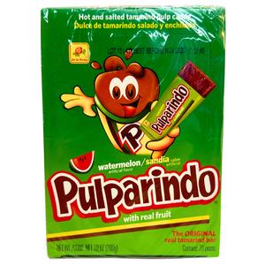 Pulparindo Watermelon Tamarind Candy - Hot and Salted Watermelon &amp; Tamarind Pulp Candy