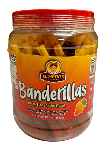 El Metate - Mini Banderillas Mango 8 Pack