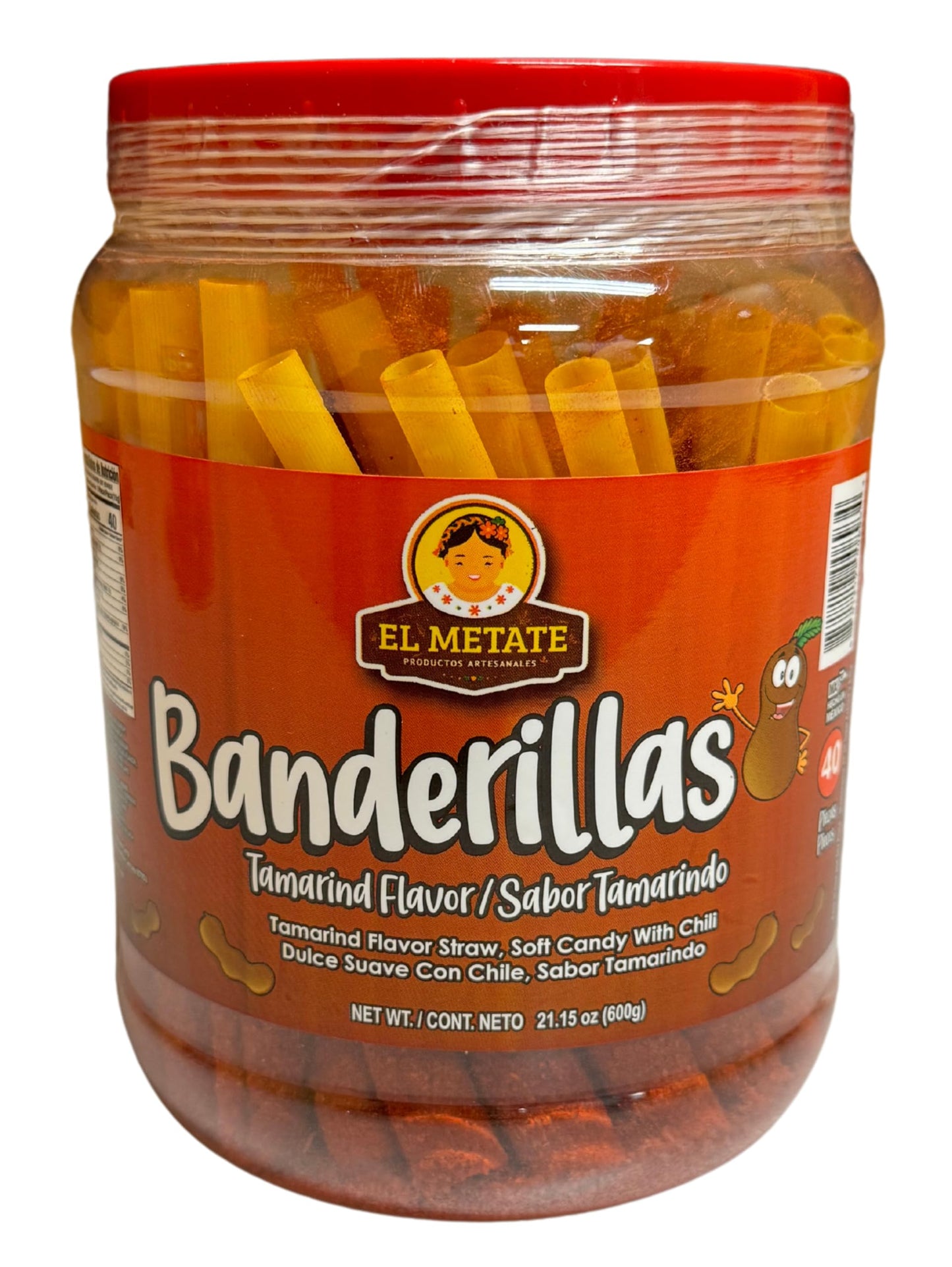 El Metate - Mini Banderillas Tamarindo/Tamarind 8 Pack