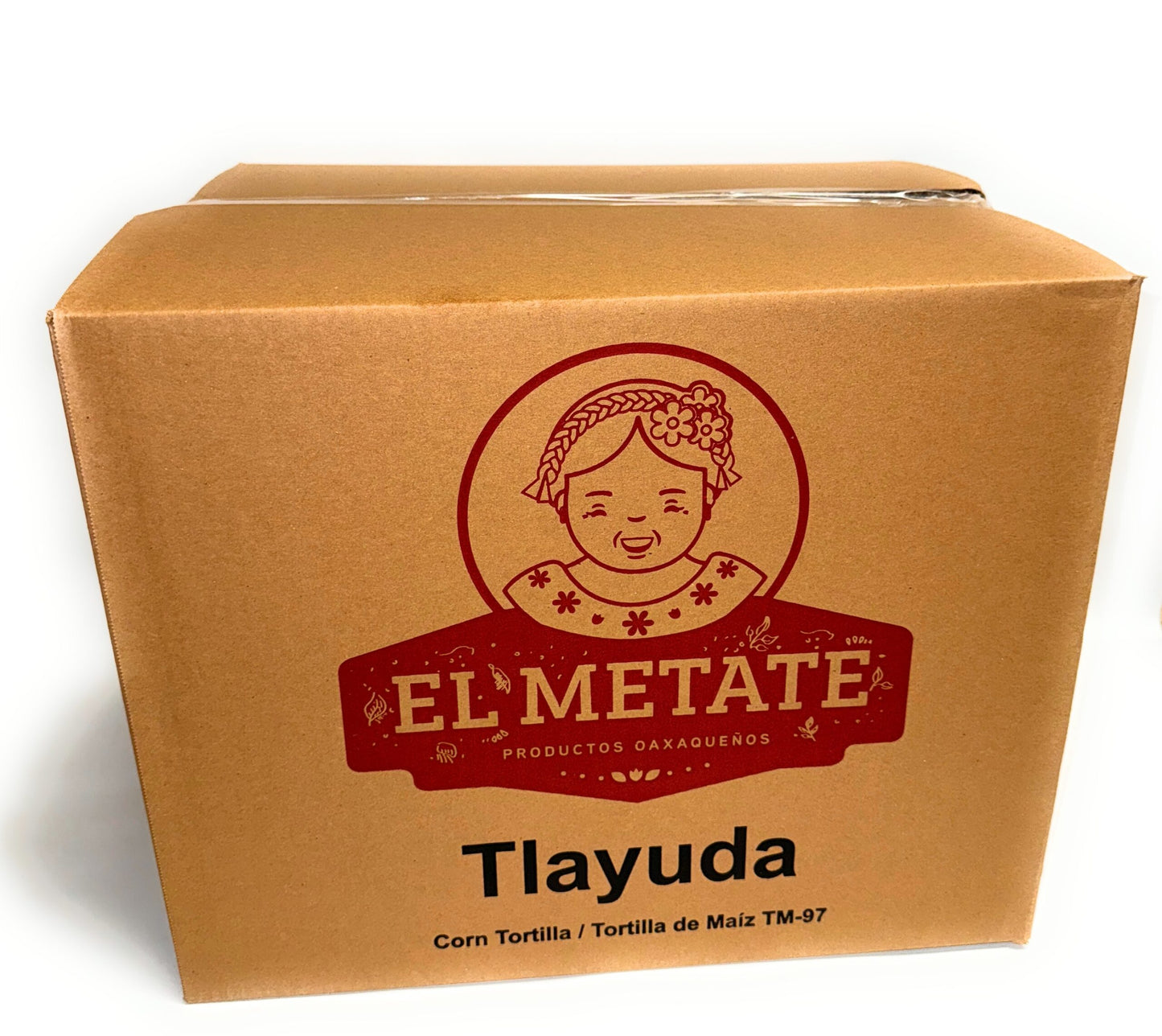 El Metate Tlayuda Blanca Por Caja (48pz)