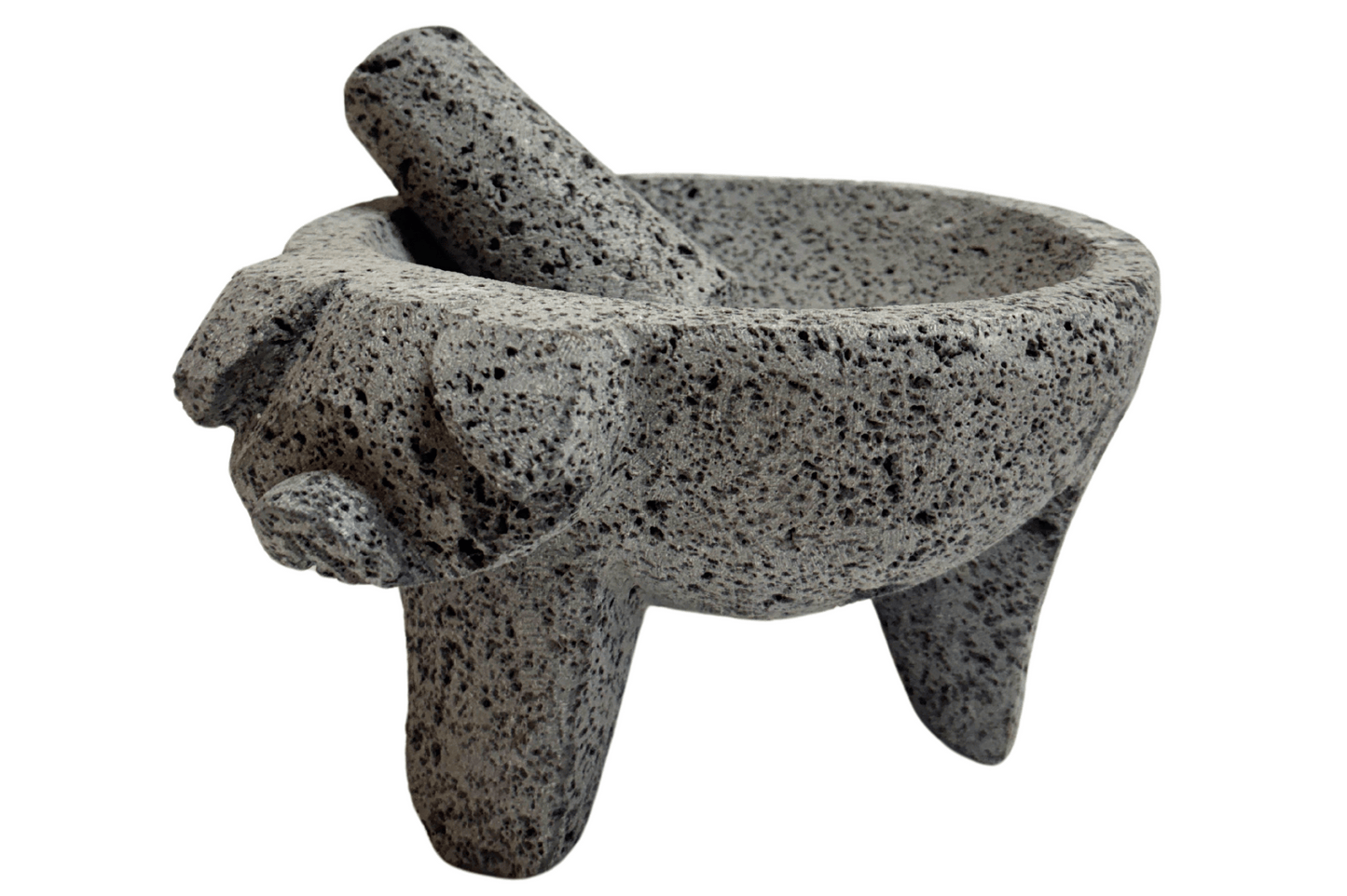 Molcajete Puerquito Sin Pintar 8 Pulgadas