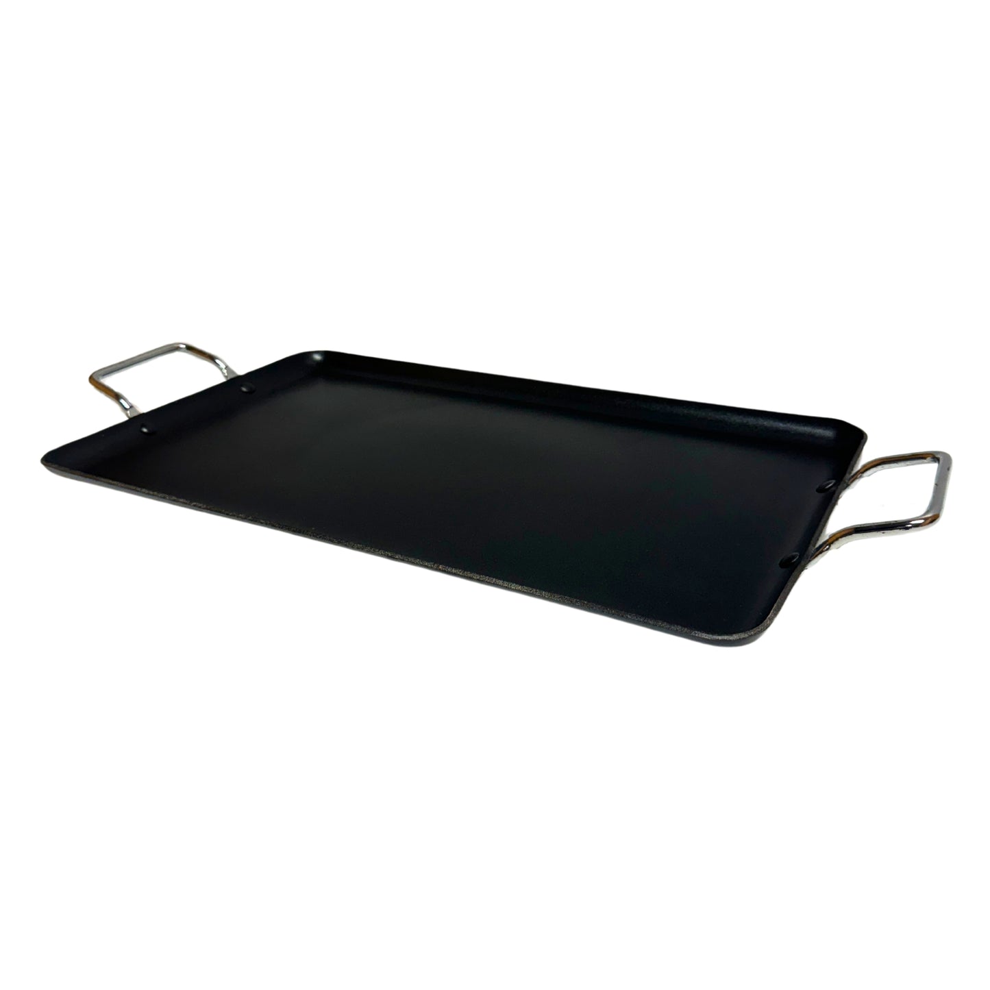 Plancha Antiadherente de Aluminio Doble Quemador